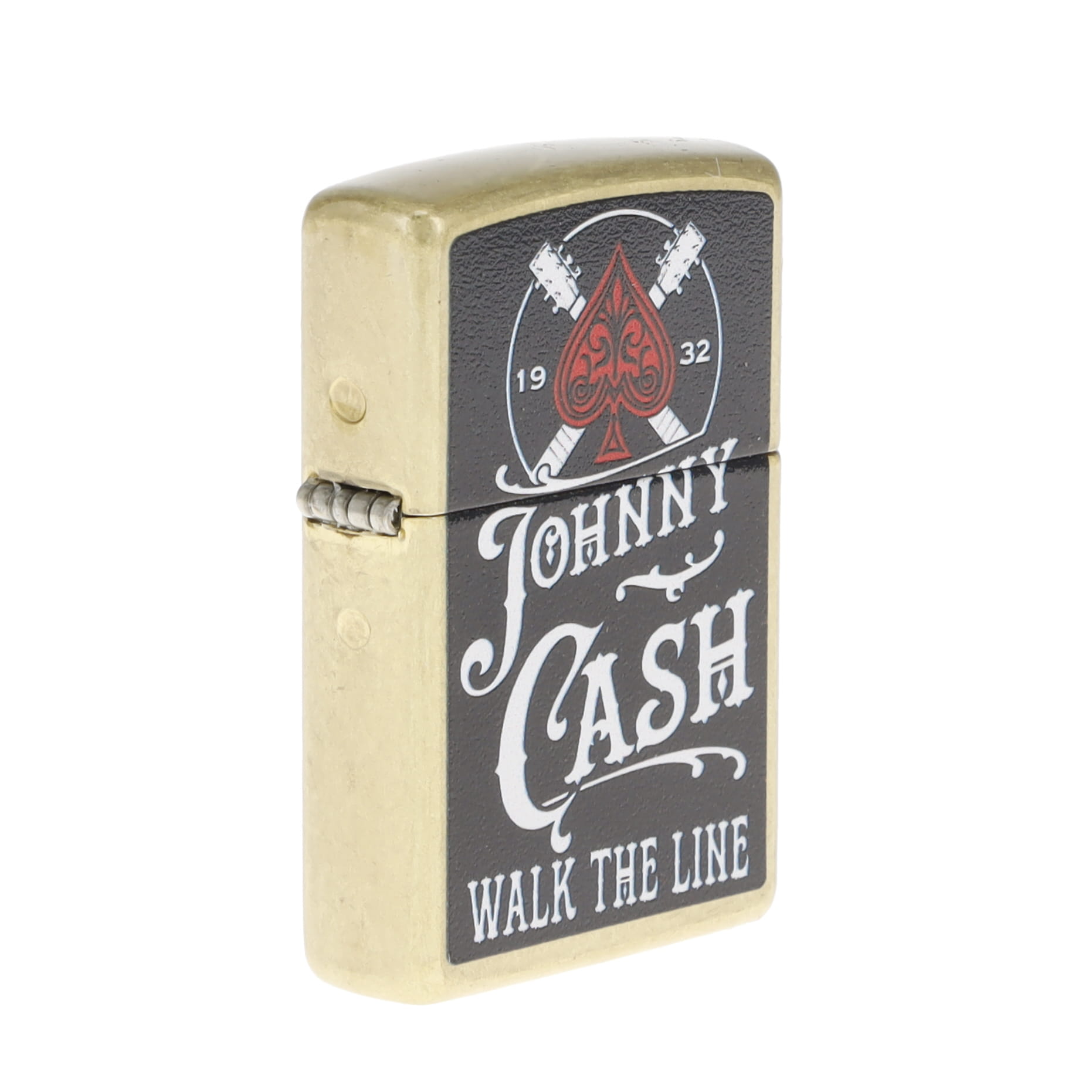 Zippo Johnny Cash "Walk The Line" Street Brass ZP47245 View 1