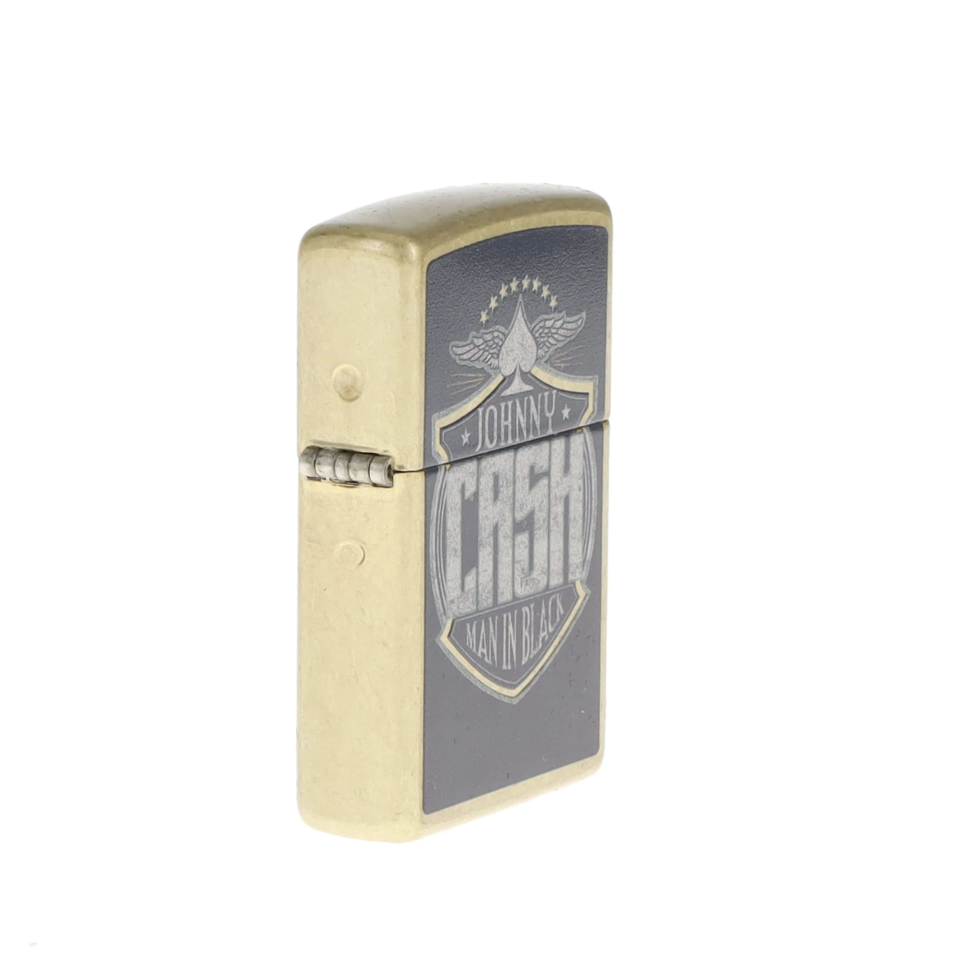 Zippo Johnny Cash "Man In Black" Street Brass ZP47200 View 3
