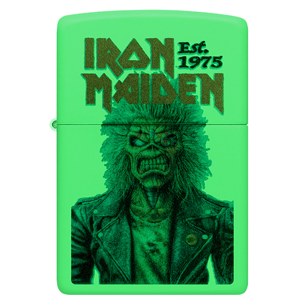 Zippo Iron Maiden Est. 1975 Glow In The Dark ZP47198 View 2