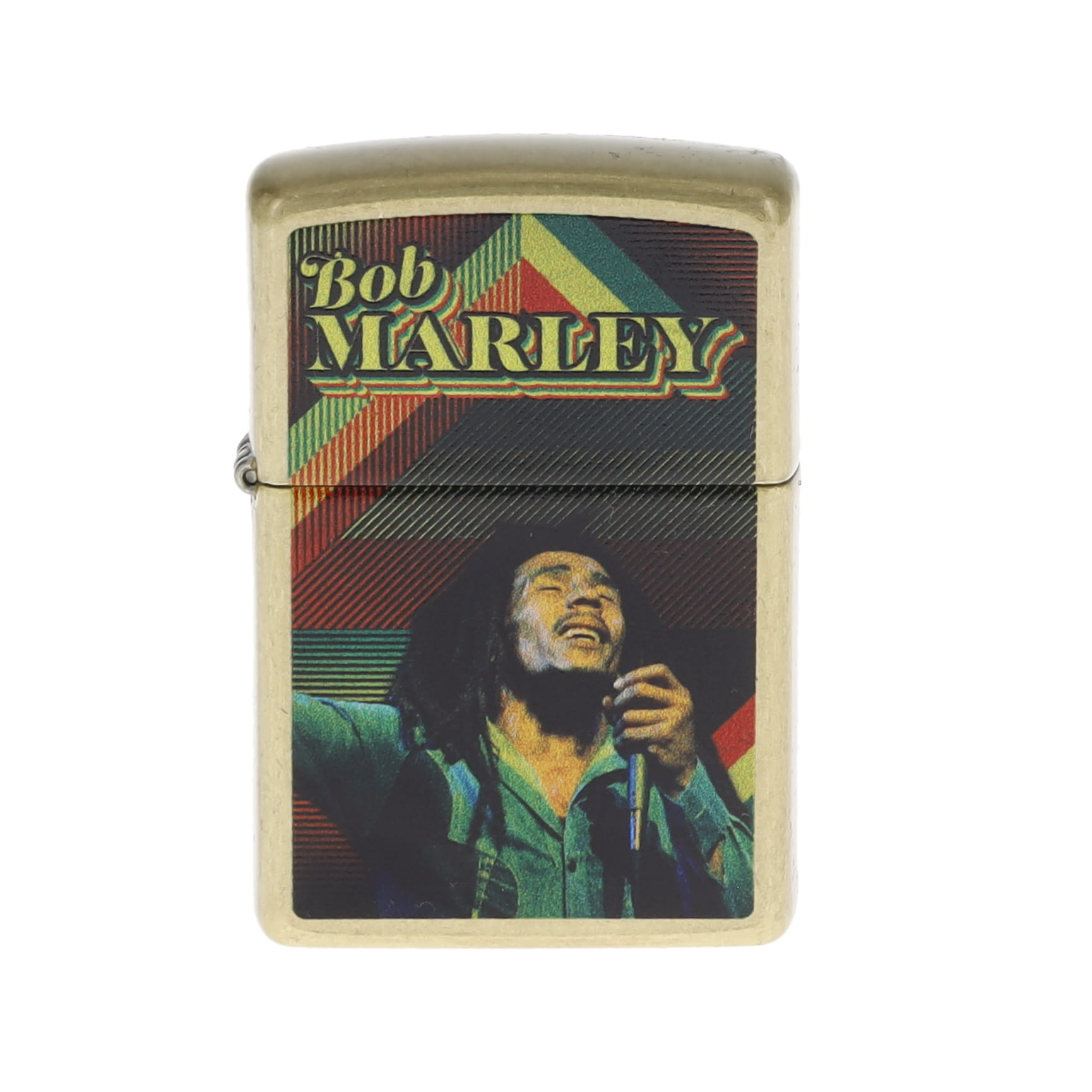 Zippo Bob Marley Singing Image Street Brass ZP47242 View 5