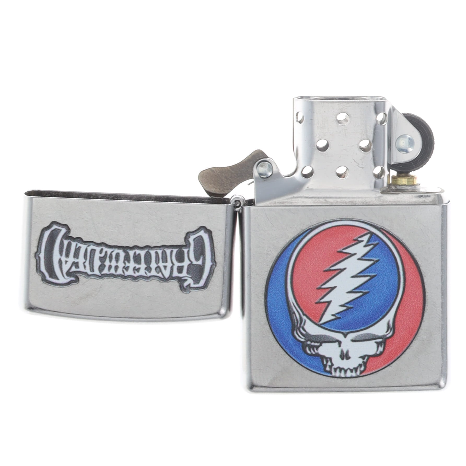 Zippo Grateful Dead Classic Dead Skull Street Chrome ZP47247 View 3