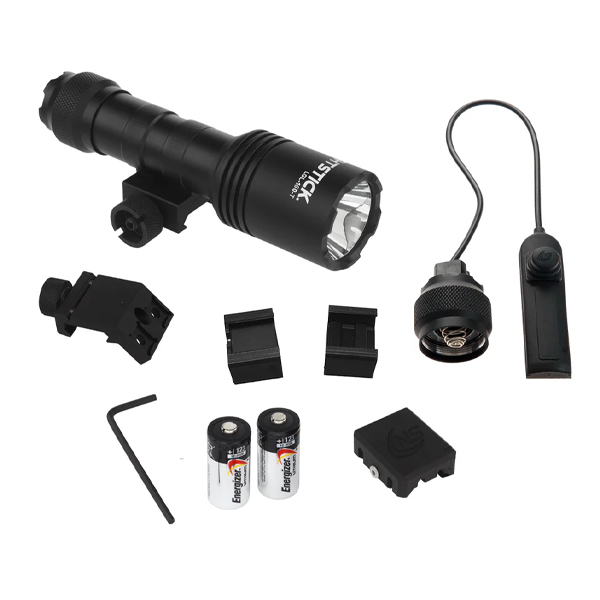 NIGHTSTICK Long Gun Light Kit w/RPS - Turbo Edition – 2 CR123 – Black LGL-160-T View 1