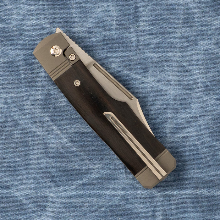 Jack Wolf Gunslinger Jack Framelock Folding Knife Hand Satin/Ebony Wood GUNSL-03-EBONY View 22
