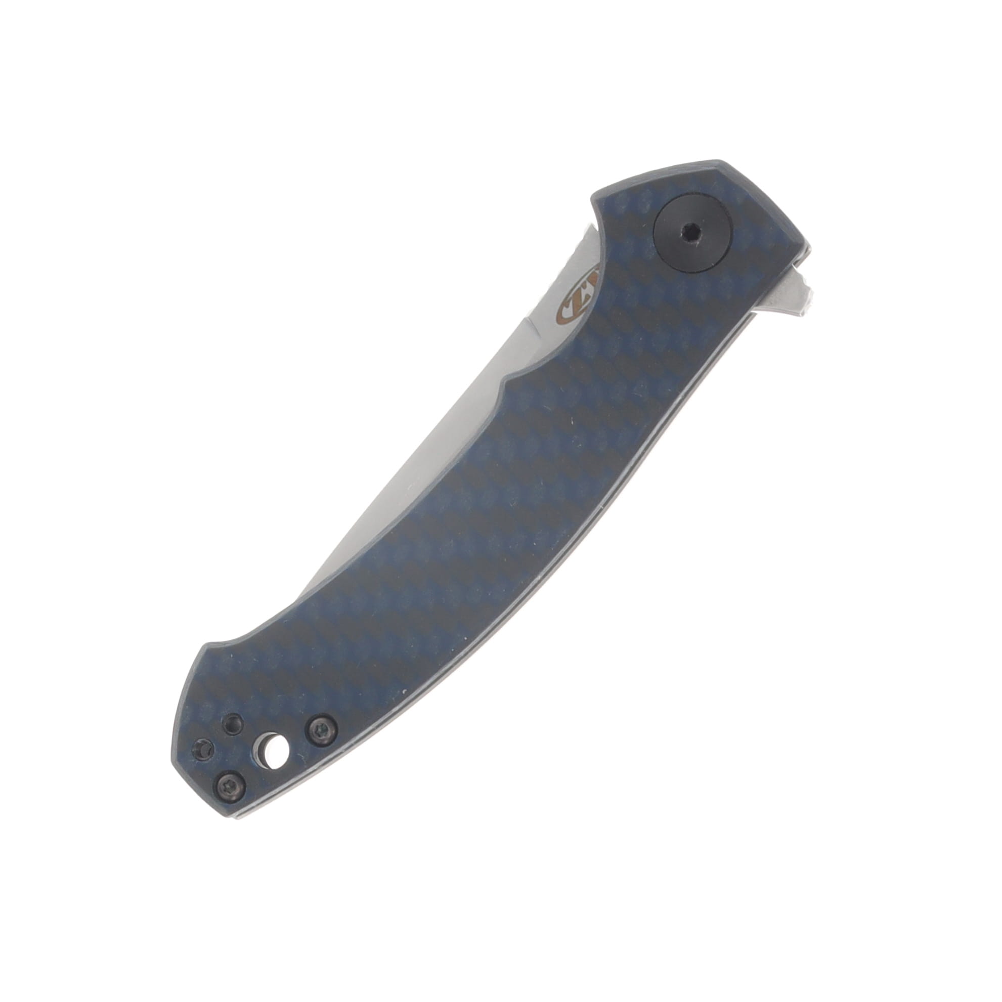 Zero Tolerance Sinkevich Framelock 0450 Blue & Black Carbon Fiber Handle Magnacut Blade ZT0450BLUCF View 5