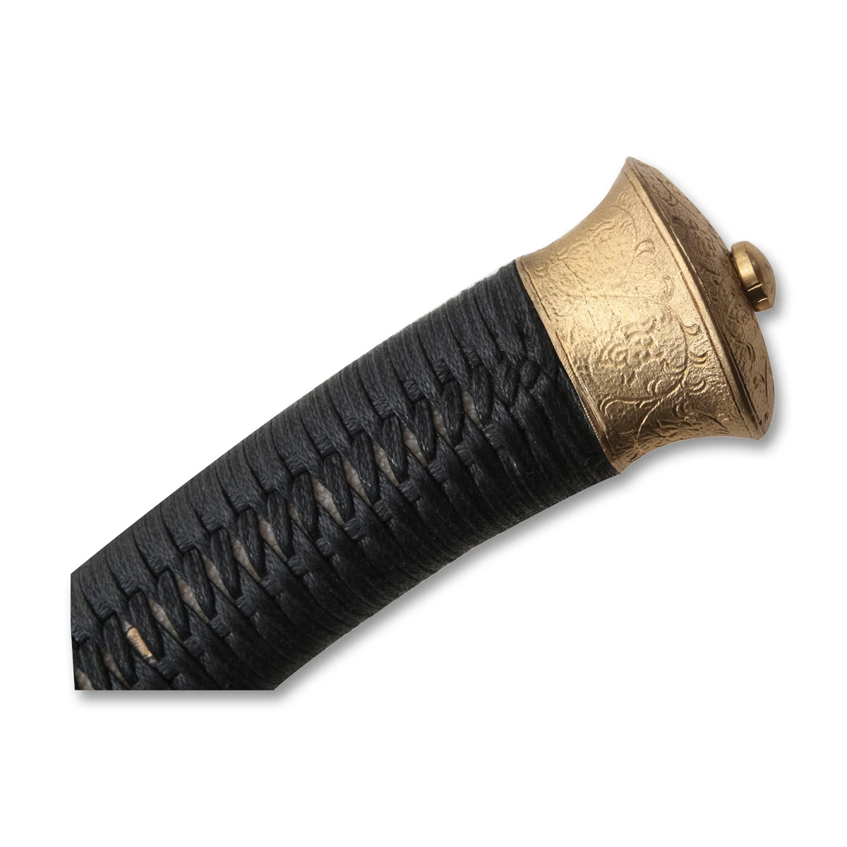 Cold Steel Willow Leaf Sword Satin 1055 Blade Black Cord Wrapped Handle W/Sheath CS-88BBB View 6