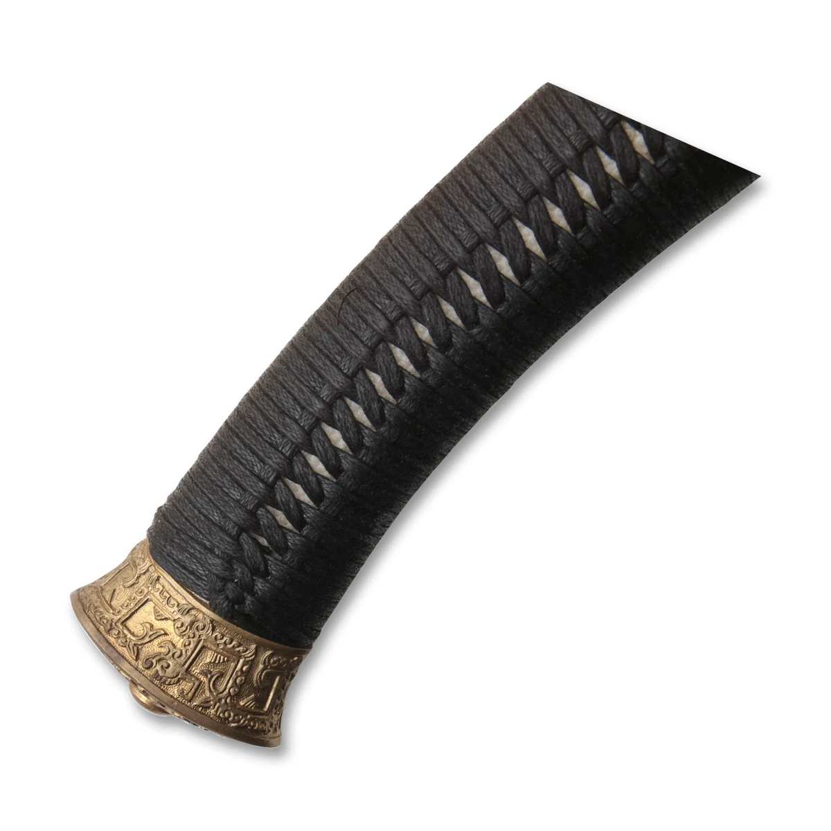 Cold Steel Chinese Saber Sword Black Silk Wrapped Wood Handle W/Sheath CS-SW-CHNSBR View 7