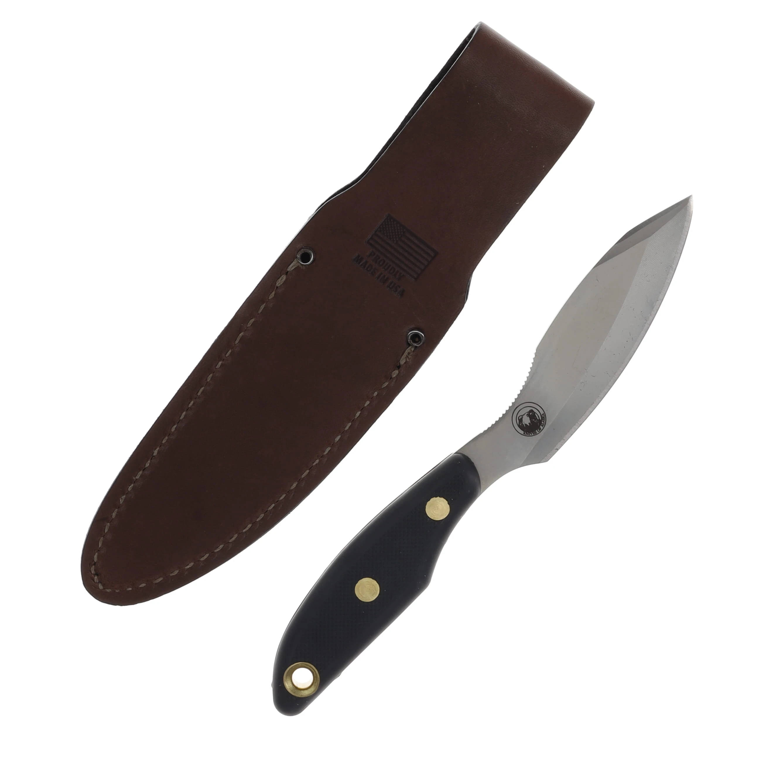 Knives of Alaska Yukon #1 Fixed Blade SureGrip 4in Elliptical Blade KOA00820FG View 2