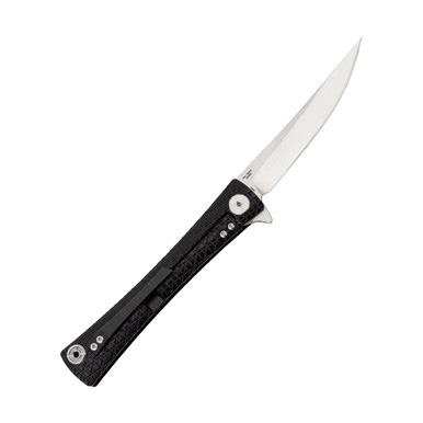 Artisan Cutlery Waistline Folding Knife Black Titanium View 5