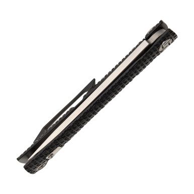 Artisan Cutlery Waistline Folding Knife Black Titanium View 8