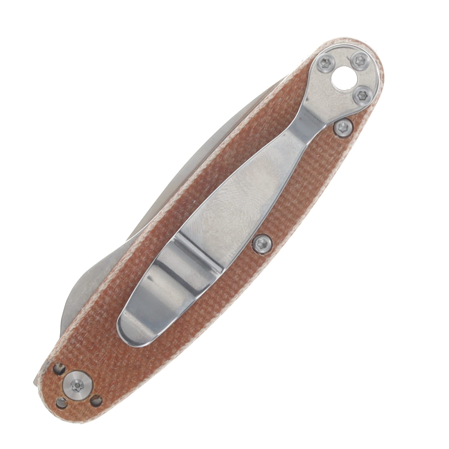 Esee Churp Linerlock Brown Canvas Micarta Handle Satin D2 Blade BRKC2 View 5