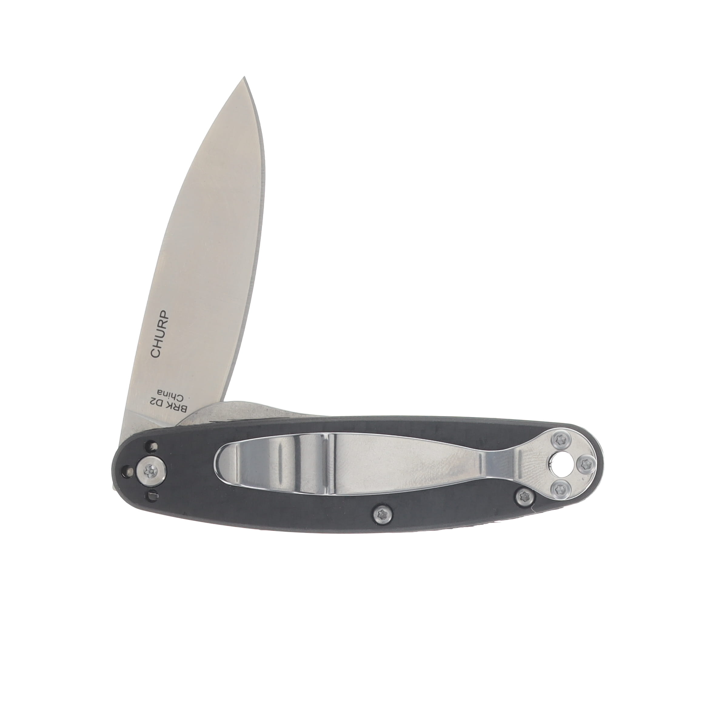 Esee Churp Linerlock Carbon Fiber Handle Satin D2 Blade BRKC3 View 4