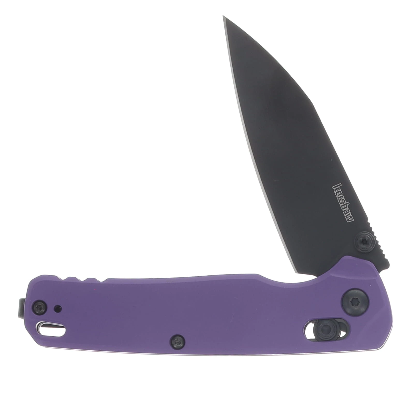 Kershaw Bel Air Duralock Purple Aluminum Handle Blackwash magnacut Blade KS6105PUR View 3