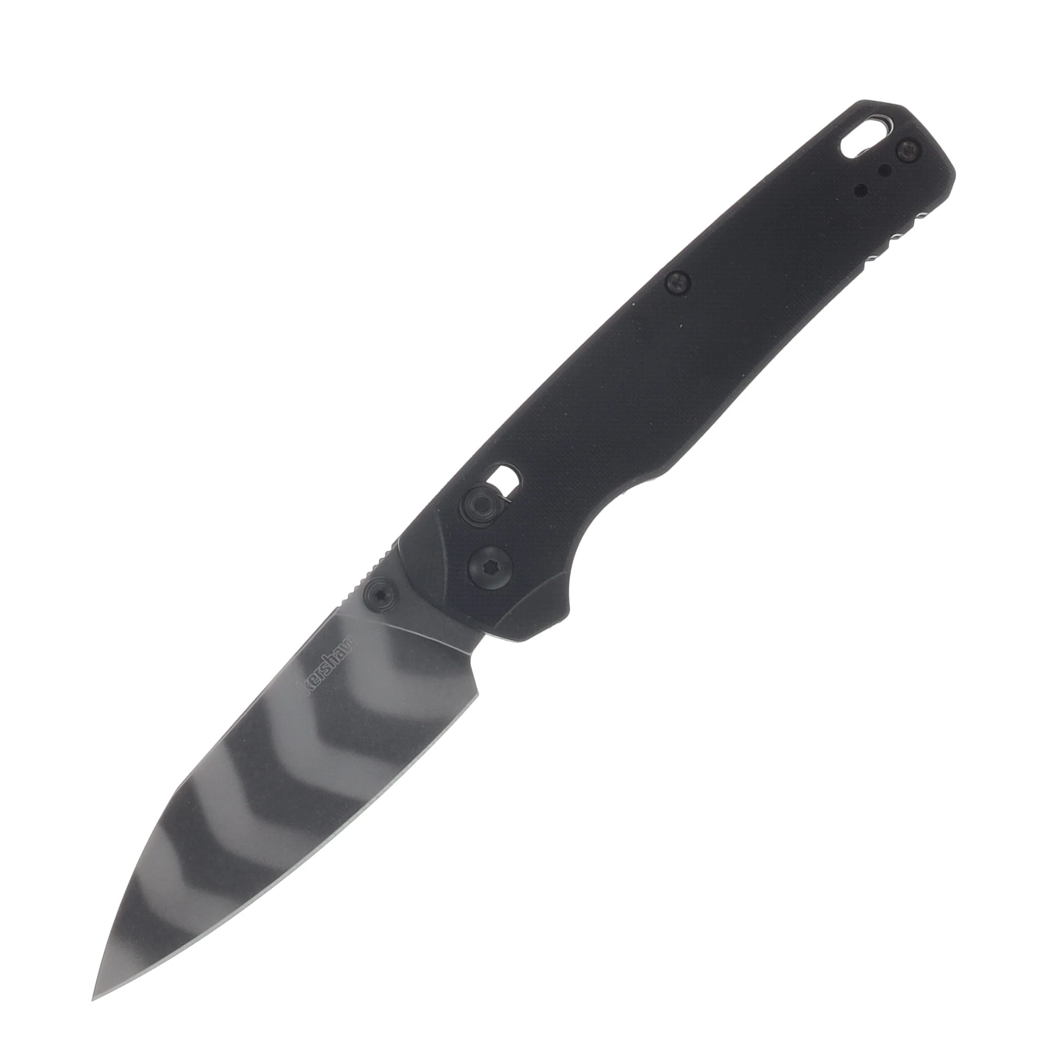 Kershaw Bel Air XL Duralock Black G-10 handle Tiger Stripe Magnacut Blade KS6110TS View 1