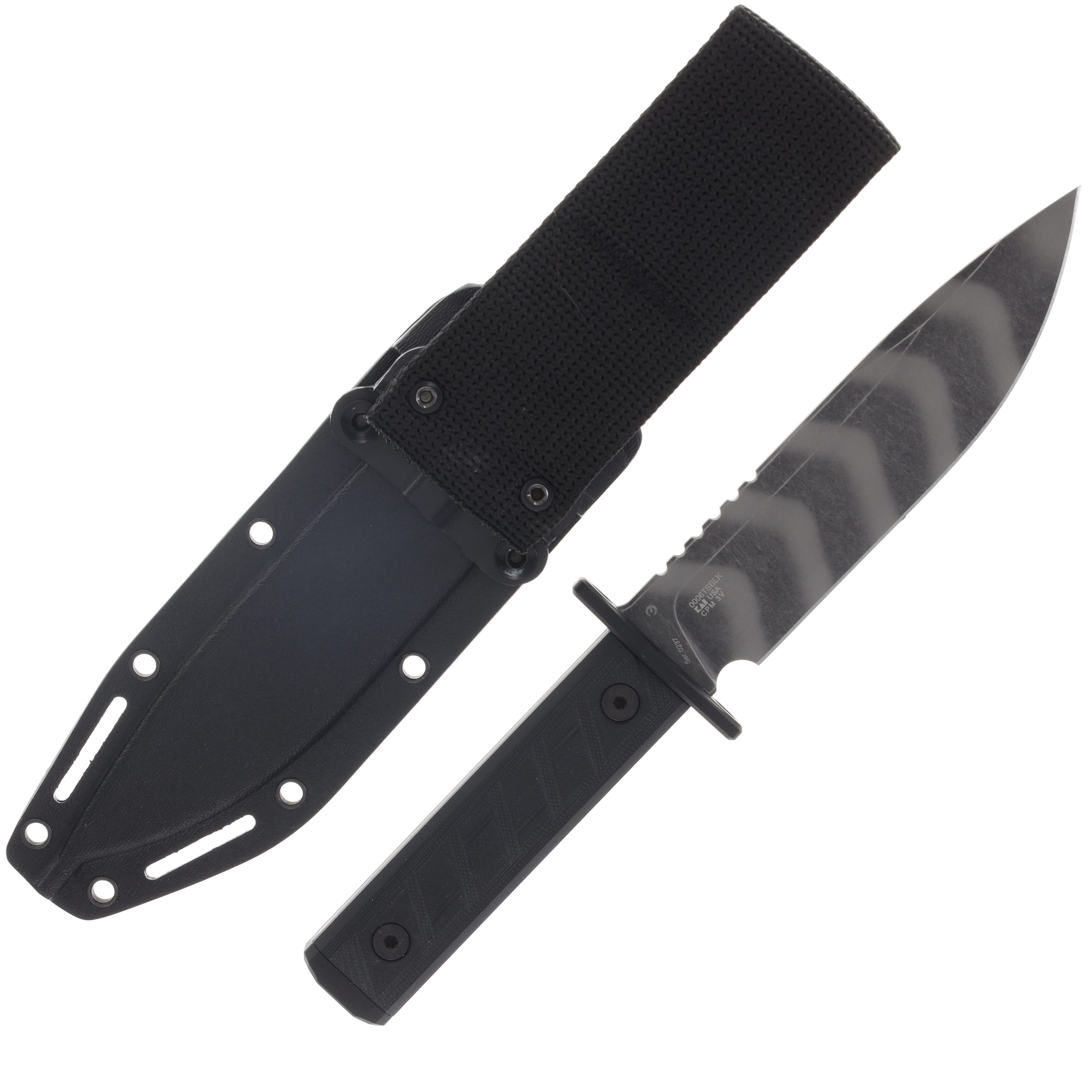 fellow 160センチ シーガル Zero Tolerance 0006 Black G-10 Handle Tiger Stripe CPM-3V Blade