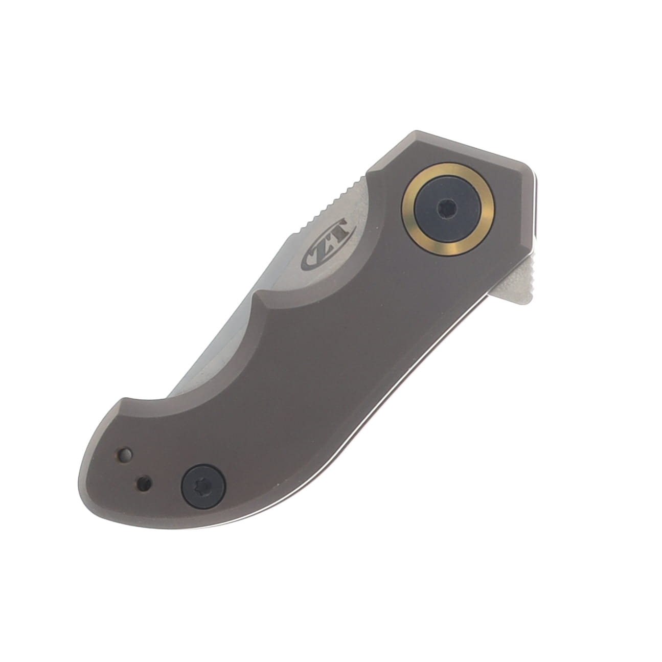 Zero Tolerance Small Galyean Bronze Titanium Handle Stonewash CPM-20CV Blade ZT0022TIBRZ View 5