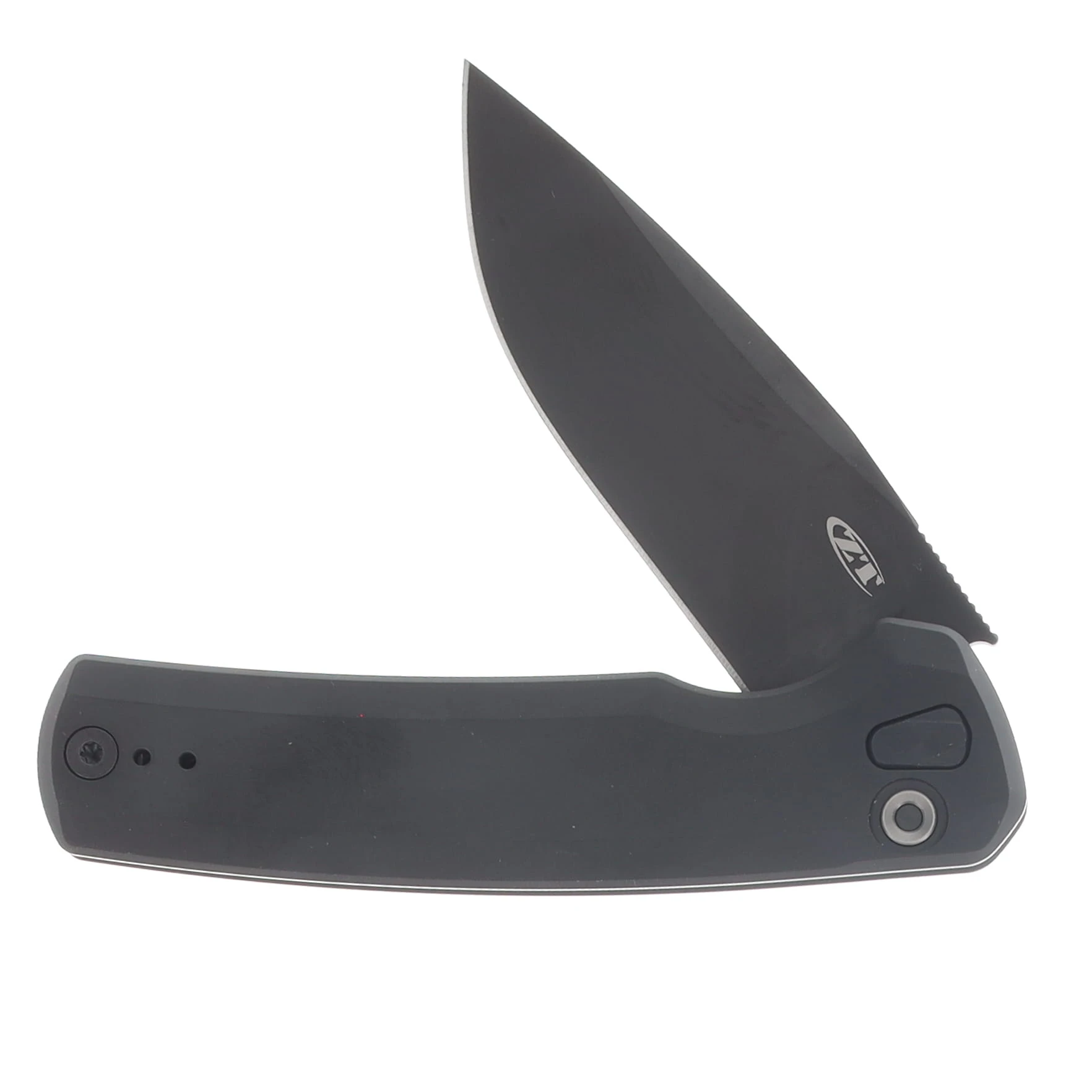 Zero Tolerance 0044 Buttonlock Black Titanium Handle Black S45VN Blade ZT0044BLK View 3