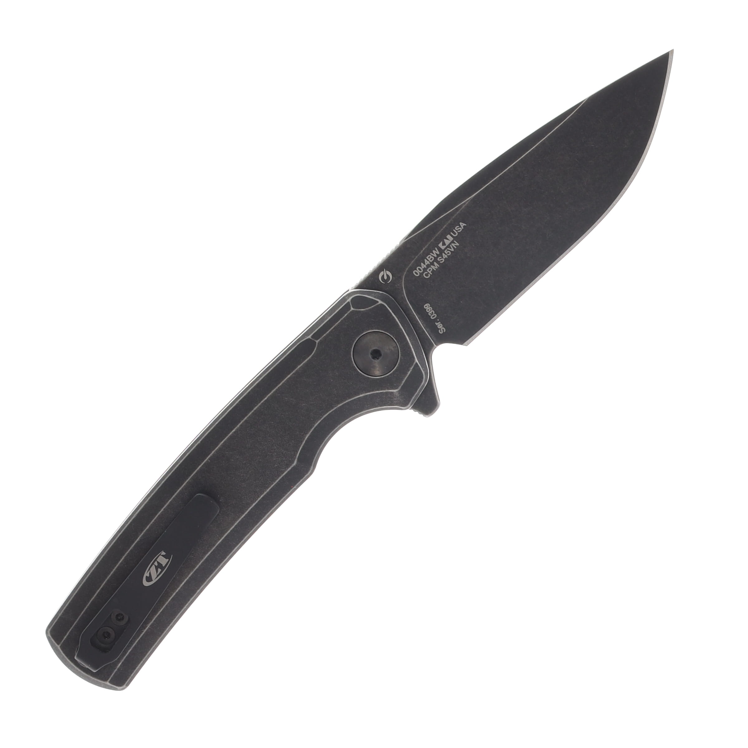 FLOW TRACER BOAHEELLOCK ２７cm BLACK Zero Tolerance 0044 Buttonlock Blackwash Titanium Handle Blackwash