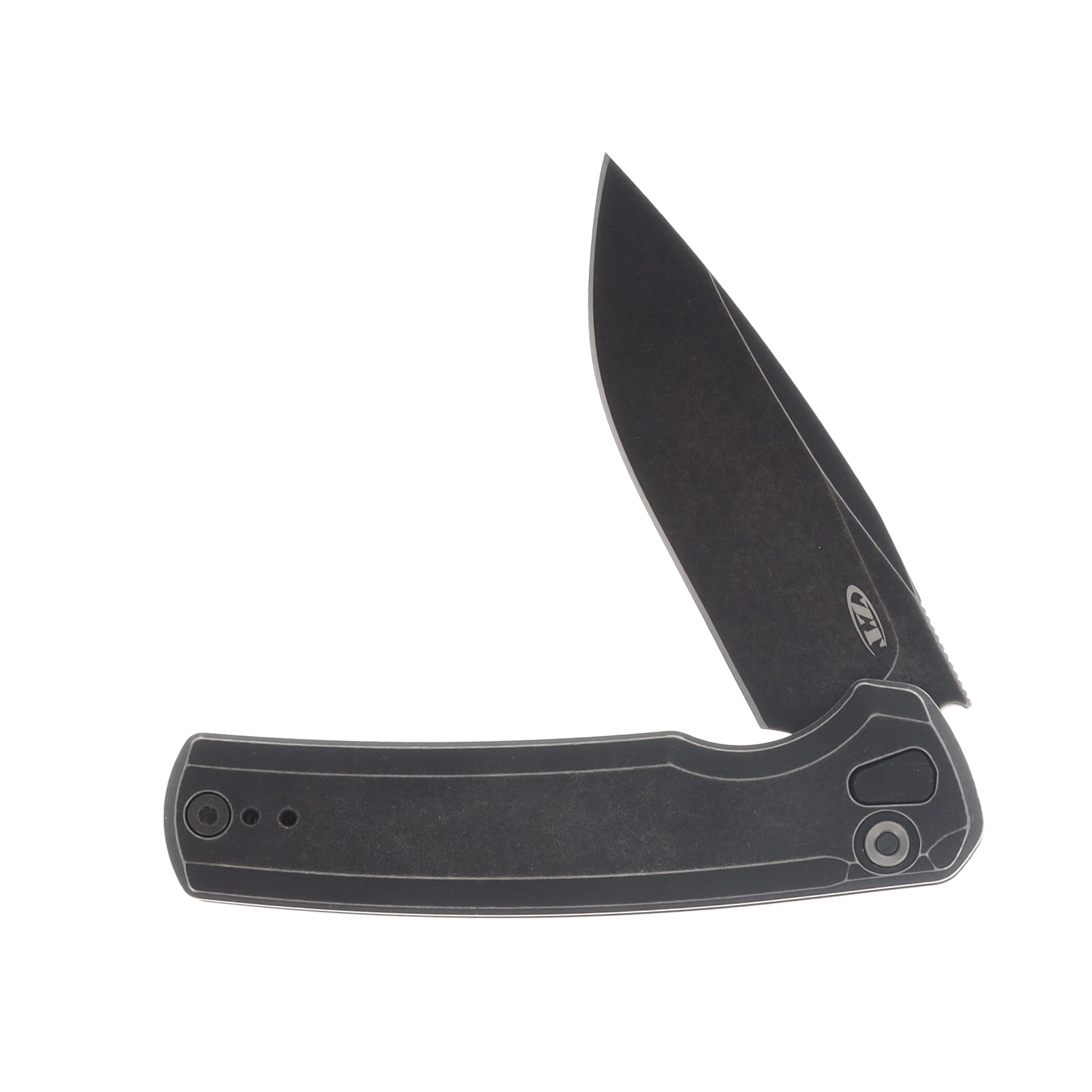 Zero Tolerance 0044 Buttonlock Blackwash Titanium Handle Blackwash