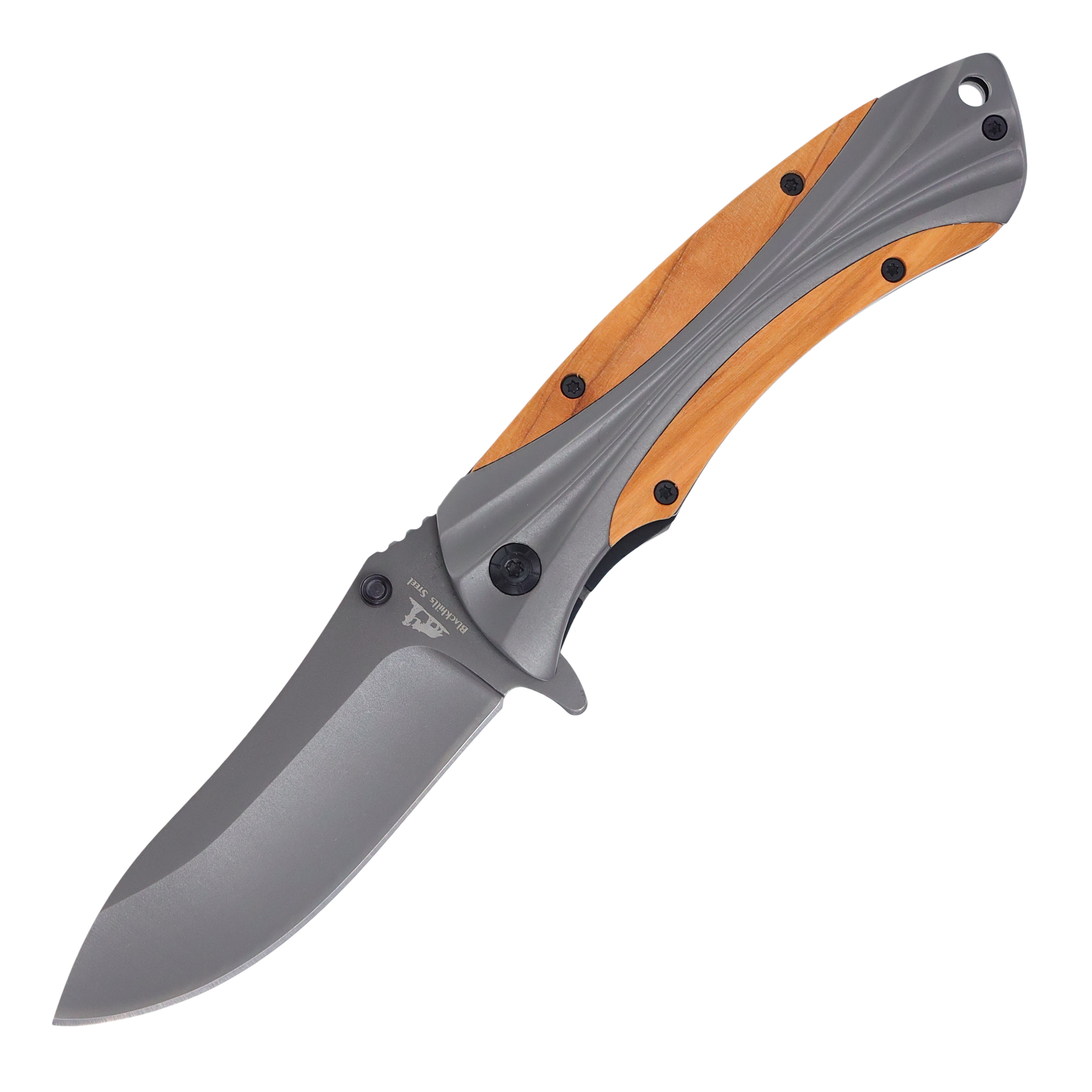 Blackhills Steel Silverado Olivewood Linerlock FRBKH018OW View 1