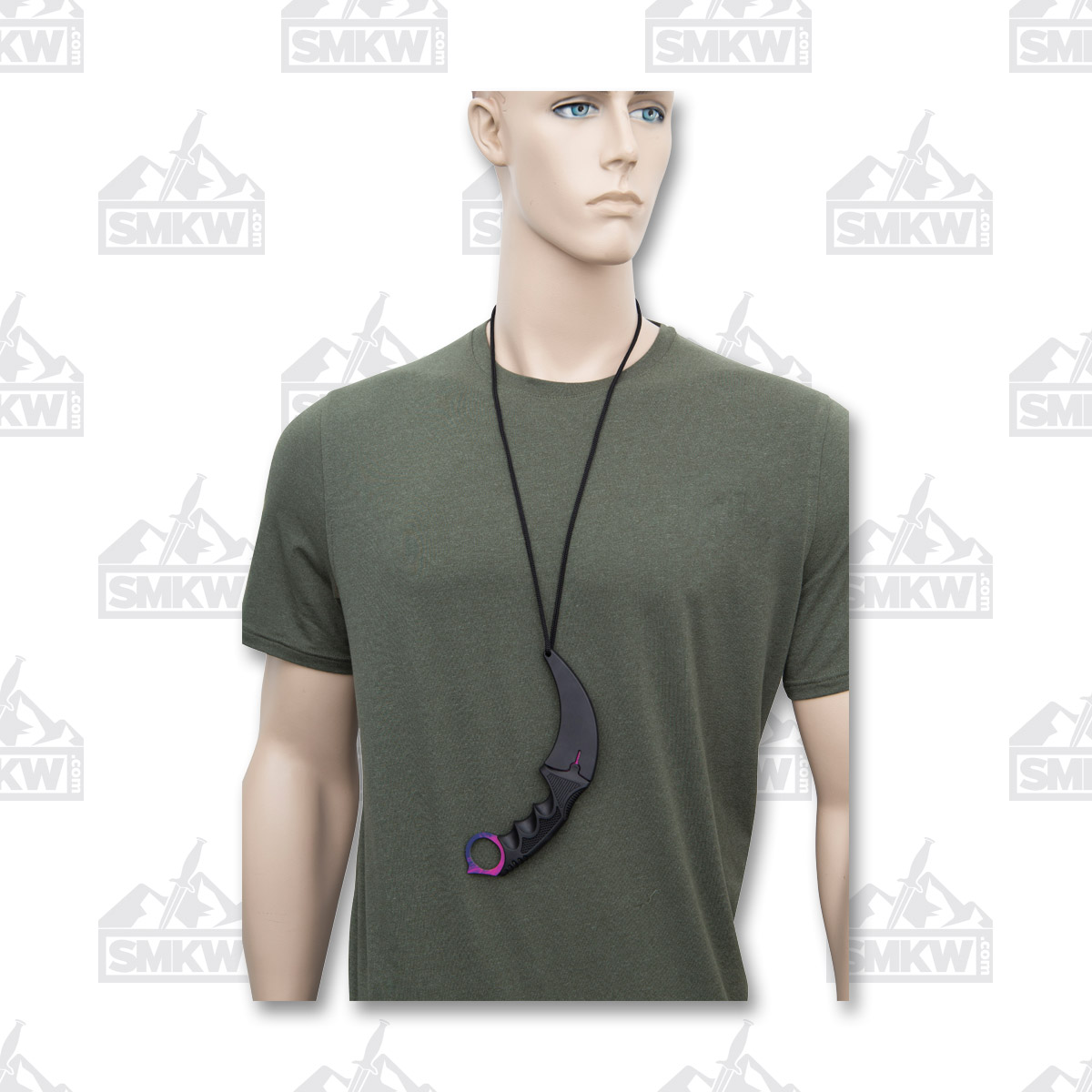 Karambit Neck Knife Pink and Purple NTYC9115P View 7