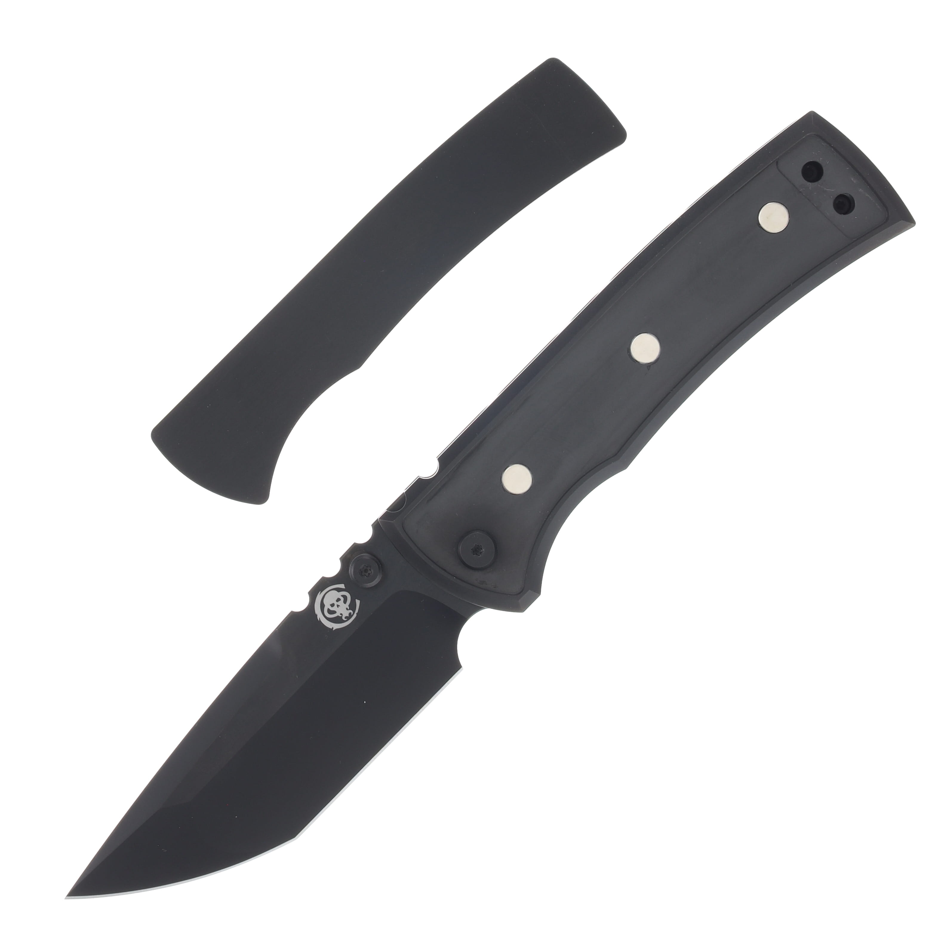 Chaves Magnetic Integral Redencion 229 Folder Satin Flats Black Titanium Handle CK-1A-1C1A-4A1-1K! View 3