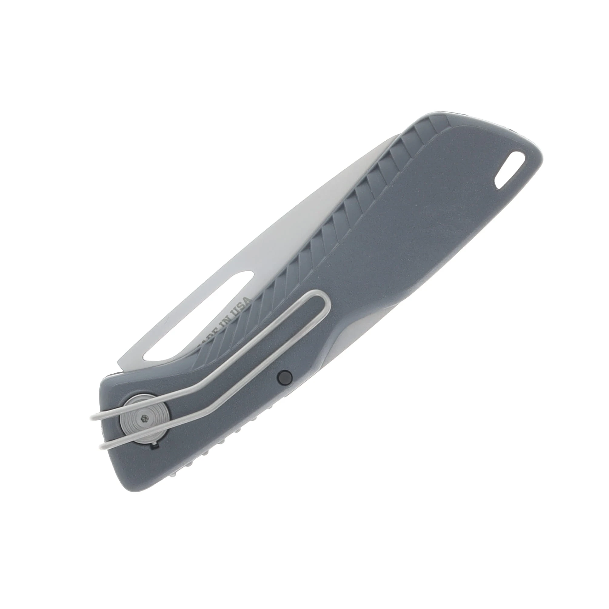 Gerber Sharkbelly Folding Knife Grey GFN Handle 420HC Stainless Steel Drop Point Blade G3214 View 6