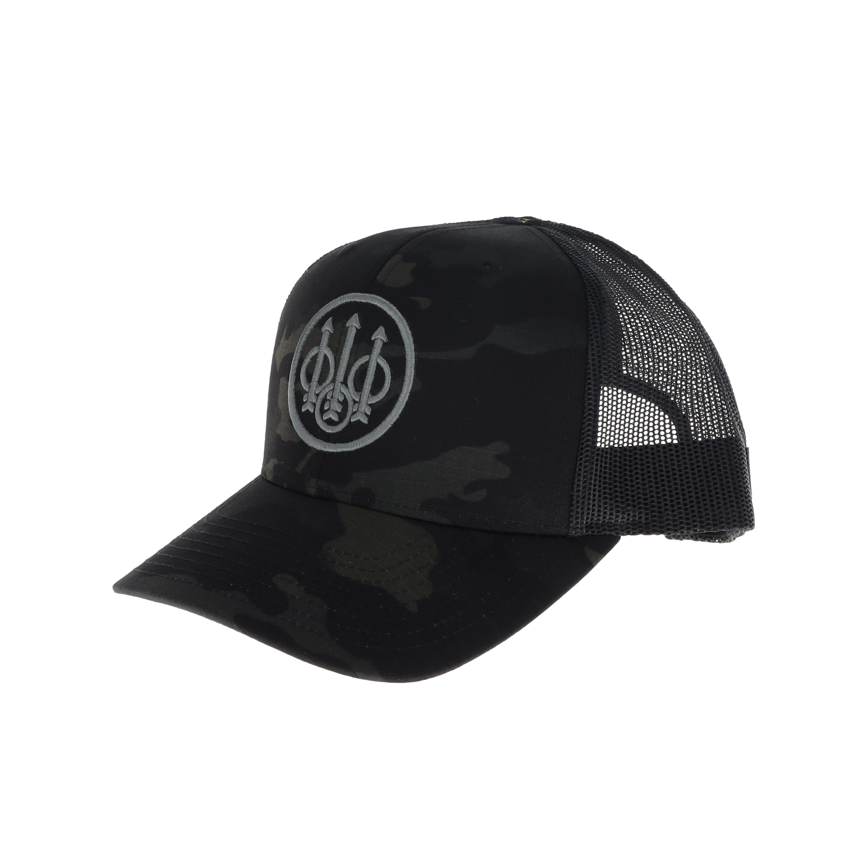 Beretta Multicam Trucker Hat - Black Multicam W/Embroidered Trident Logo BC021T16520972 View 5