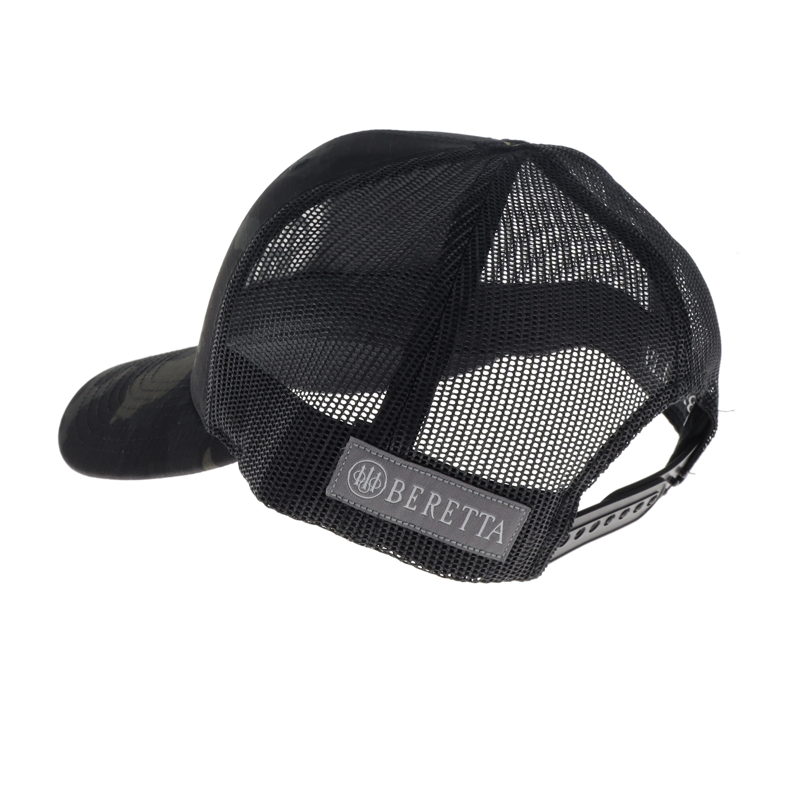 Beretta Multicam Trucker Hat - Black Multicam W/Embroidered Trident Logo BC021T16520972 View 7