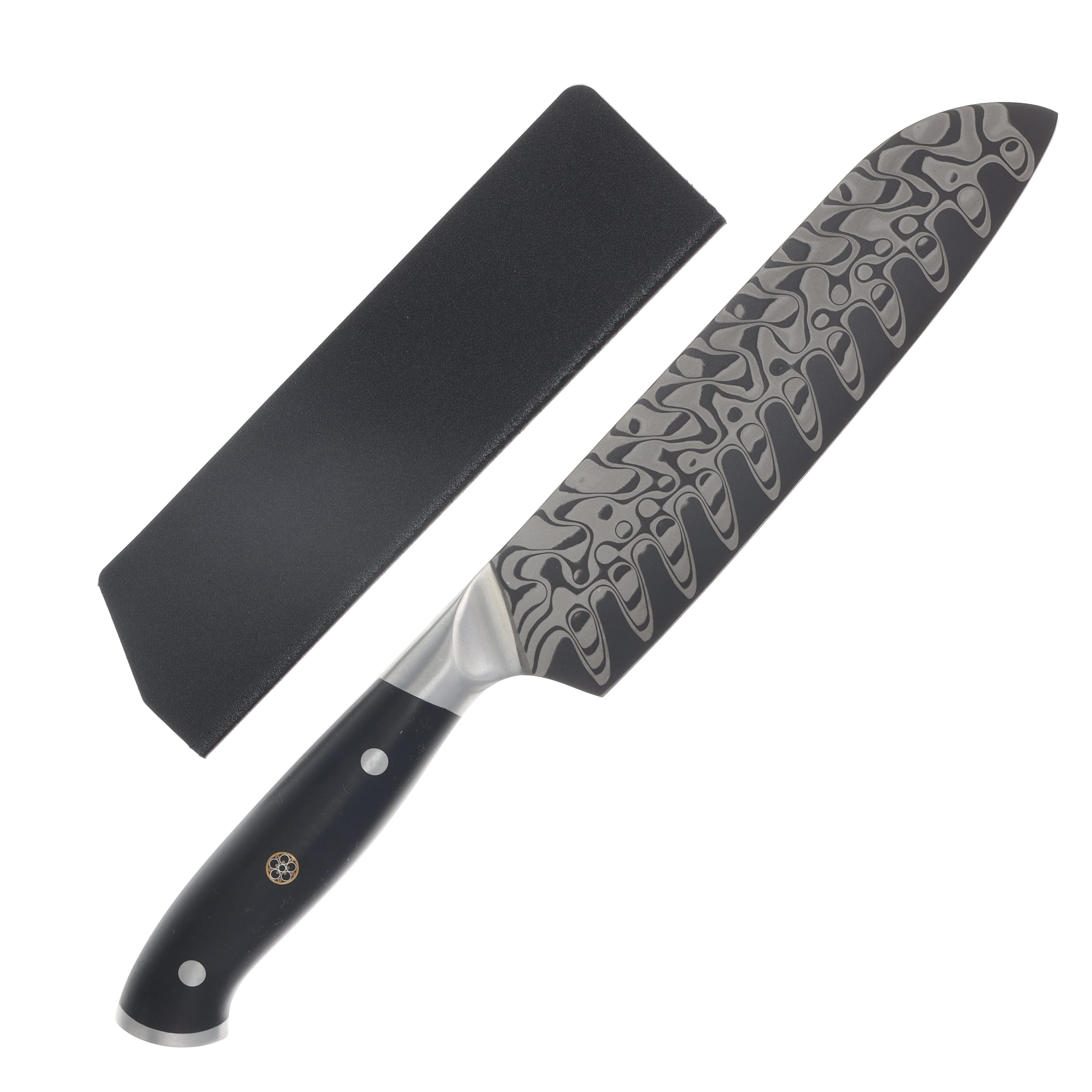 Henckels Compass Damascus 7in Santoku Knife 1033010 View 2