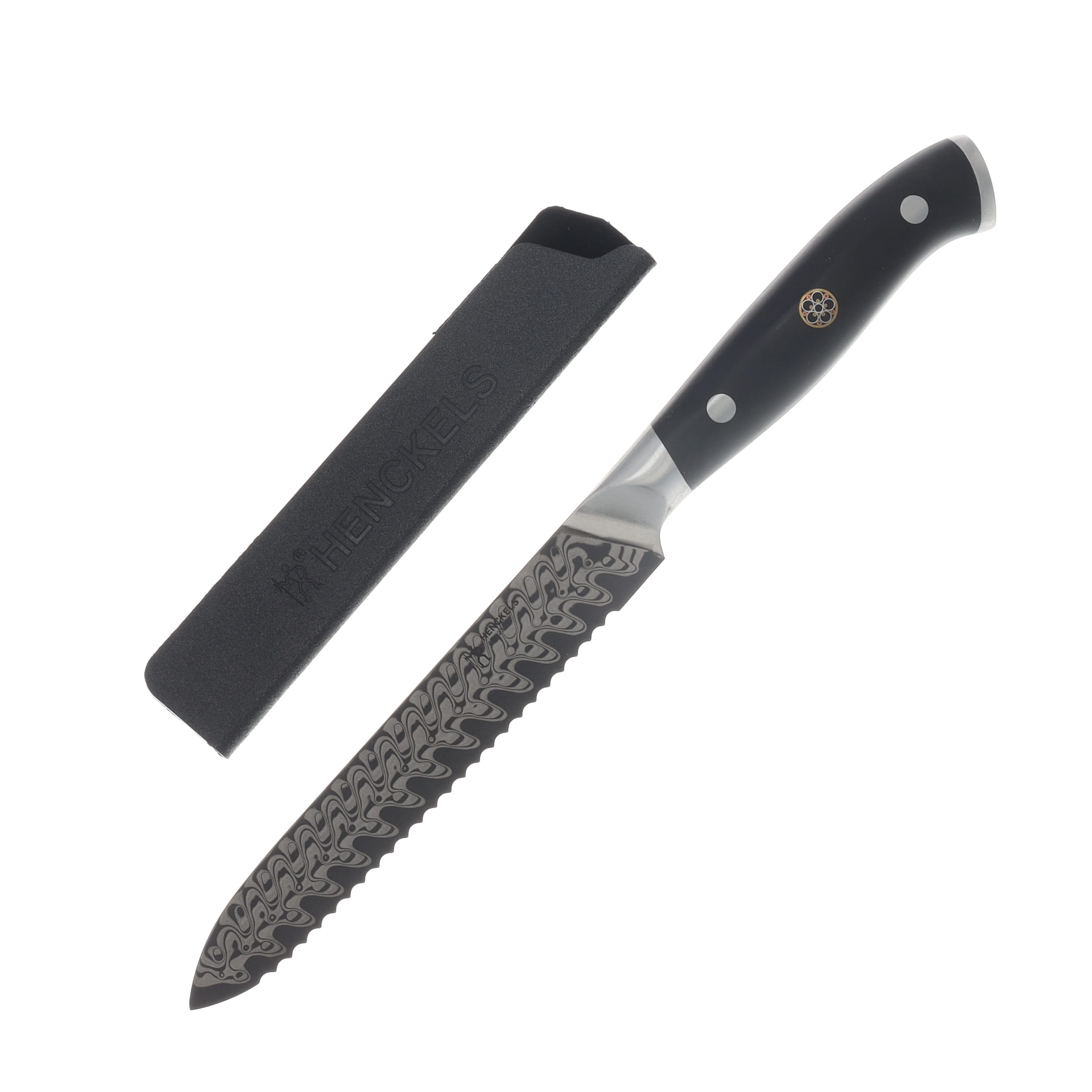 Henckels Compass Damascus 5in Serrated Utility Knife 1033011 View 1