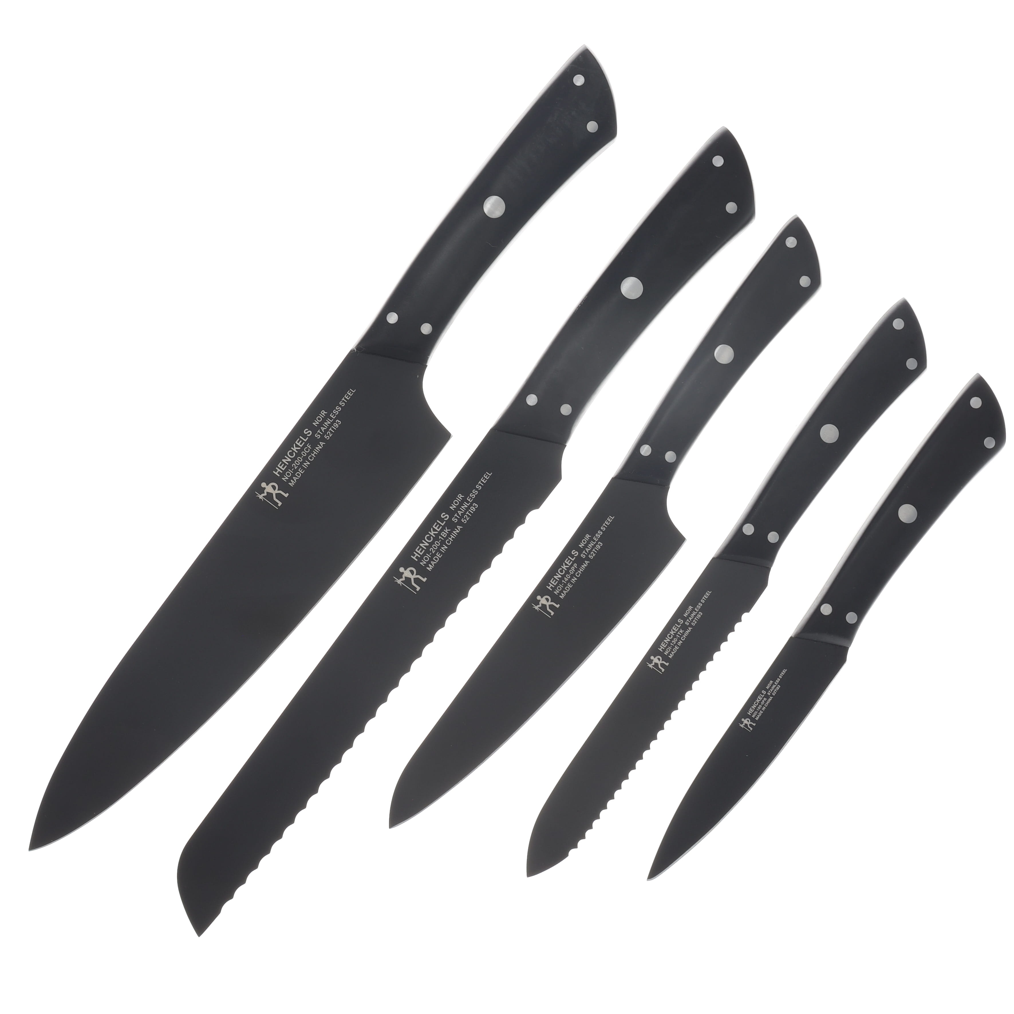 Henckels Noir 6 pc Knife Set W/Magnetic Easel 1035097 View 2