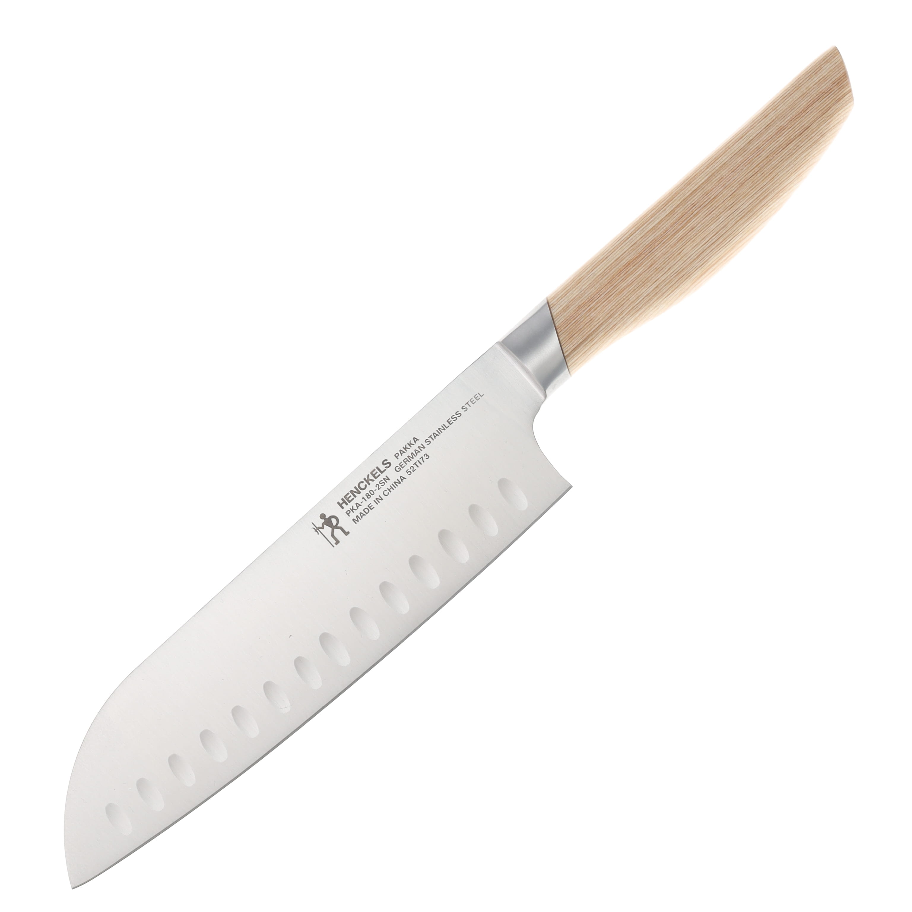Henckels Pakka 7in Hollow Edge Santoku 1034824 View 1