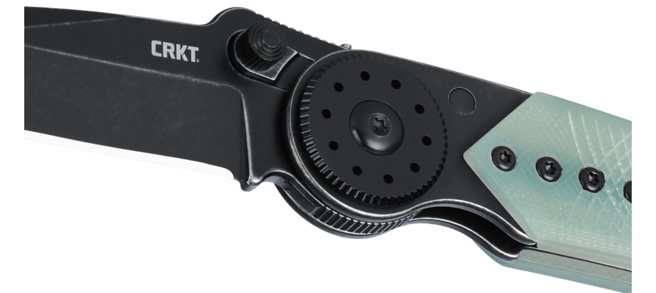 CRKT River Walker Jade – Black 2.93in Plain Black Stonewash Sheepsfoot CR4200JK View 6