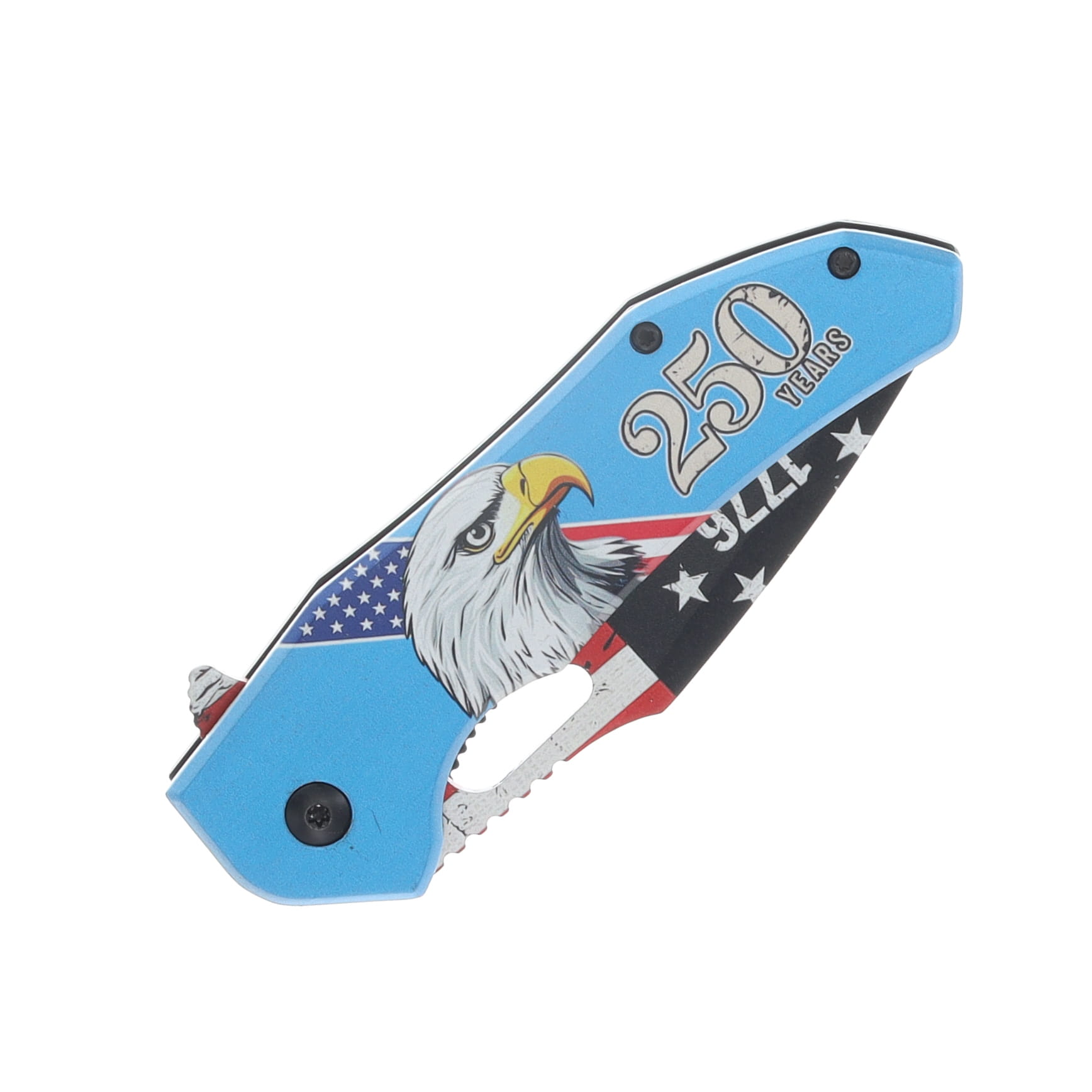 Mtech USA 250 Ann Spring Assisted Linerlock Folder Eagle Light Blue Handle MT-A2066BL-250 View 6