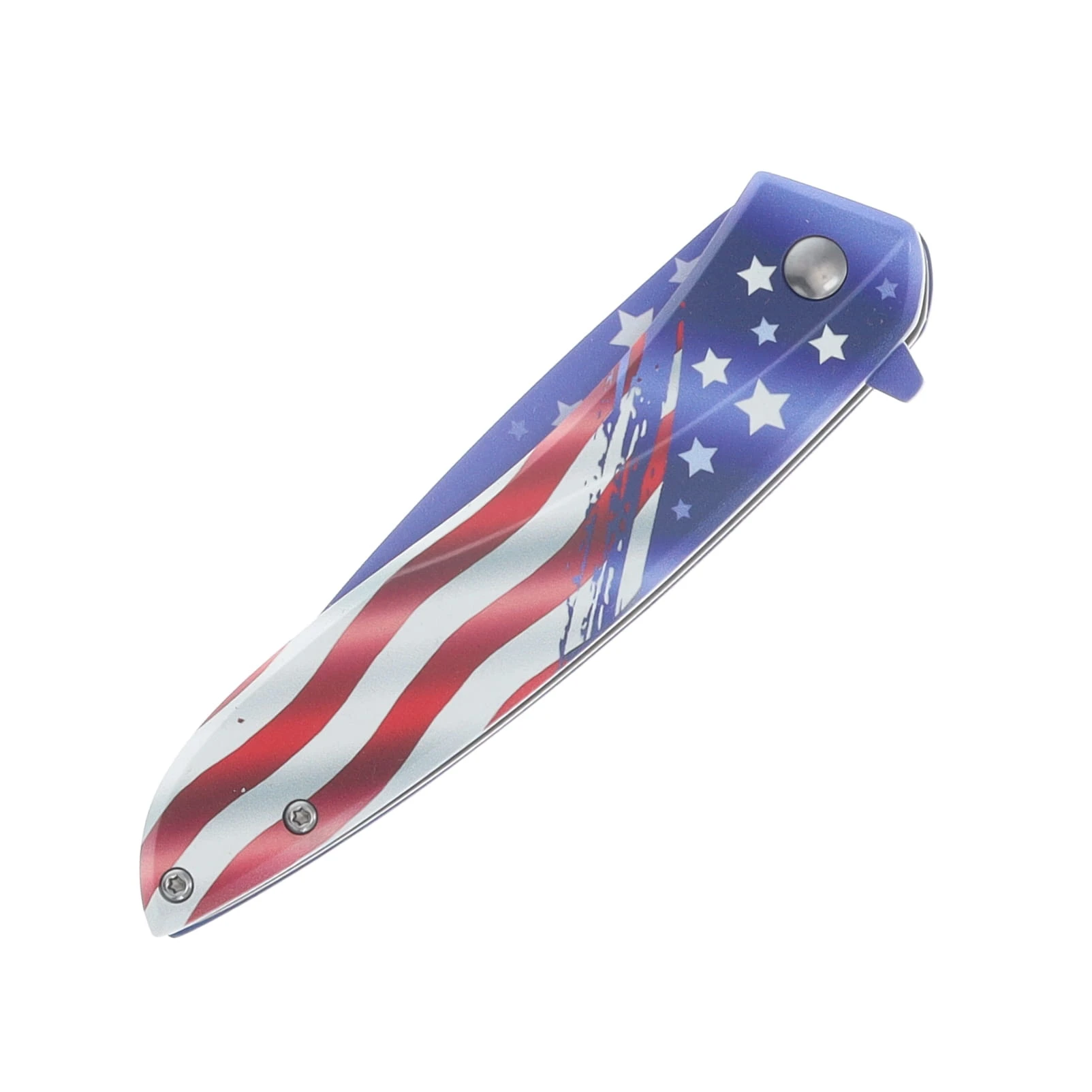 Mtech USA 250th Ann. Spring Assisted Linerlock Folder Blue Stars 250th Blade/Flag Handle MT-A2073F-250 View 5