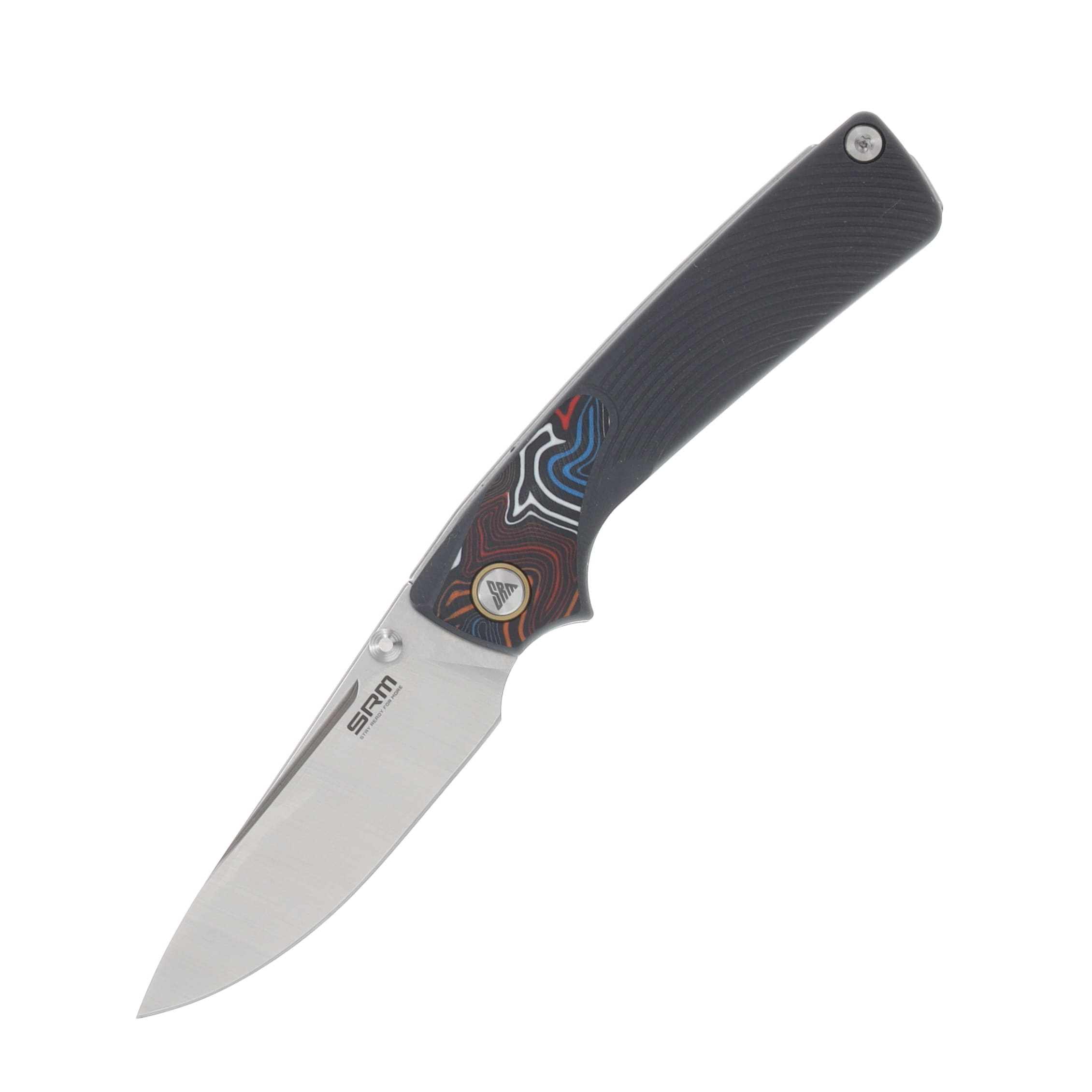 SRM Dome Slip Joint Folding Knife Brushed Satin/Dark Gray G-10 SRM-106M-GK View 1