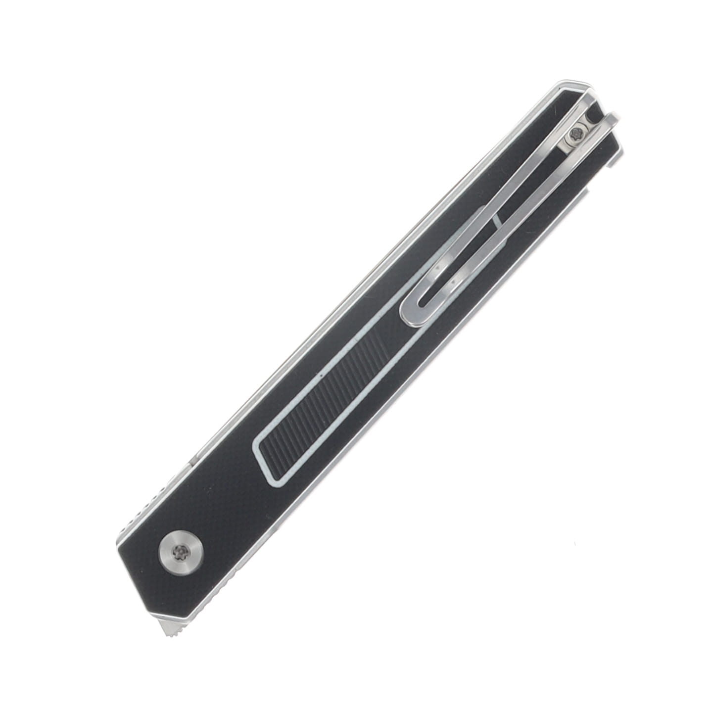 SRM Swift Linerlock Folding Knife Brushed Satin/Black G-10 SRM-125L-GB View 6