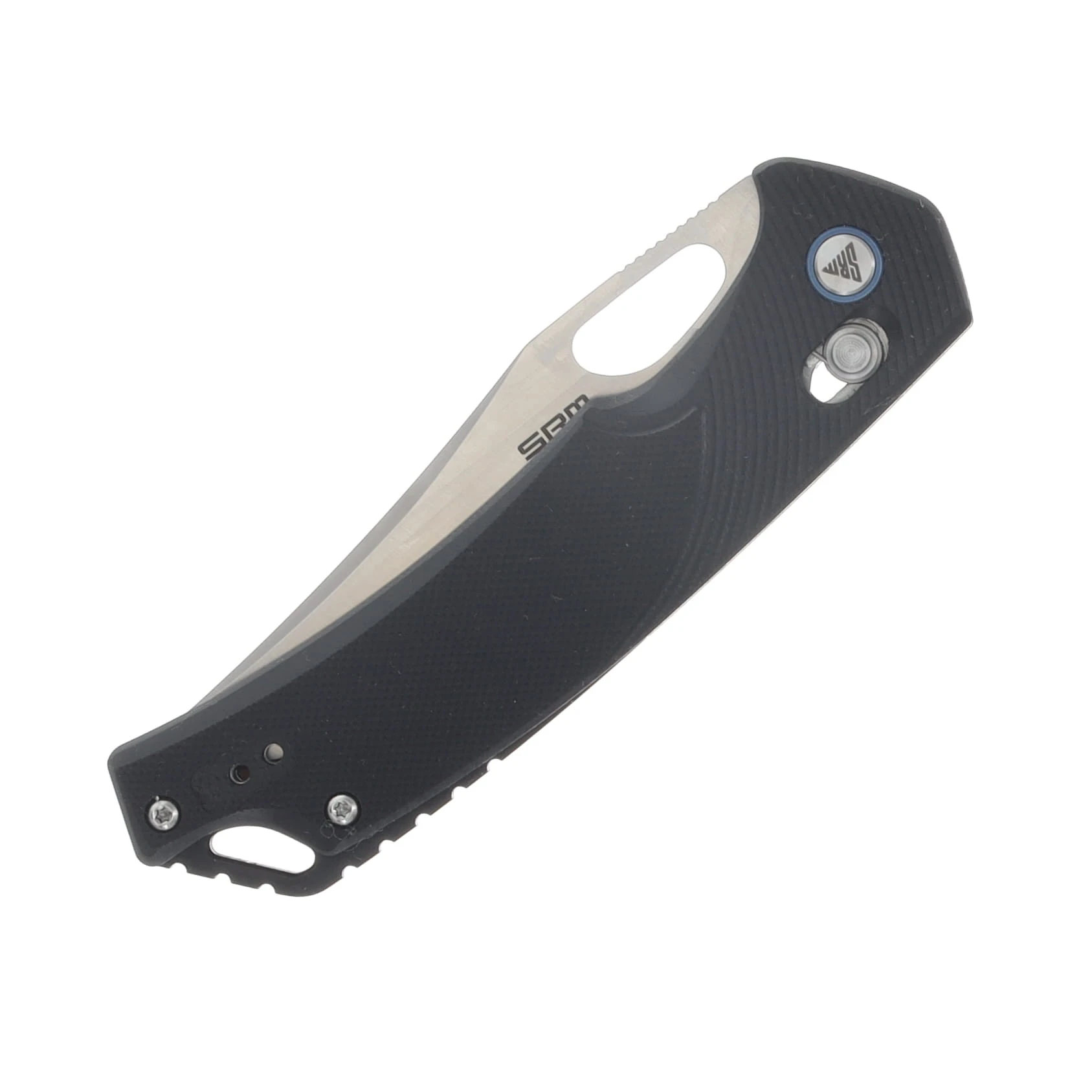 SRM Retriever Crossbar Lock Folding Knife Brushed Satin D2/Black G-10 SRM-9201 View 5
