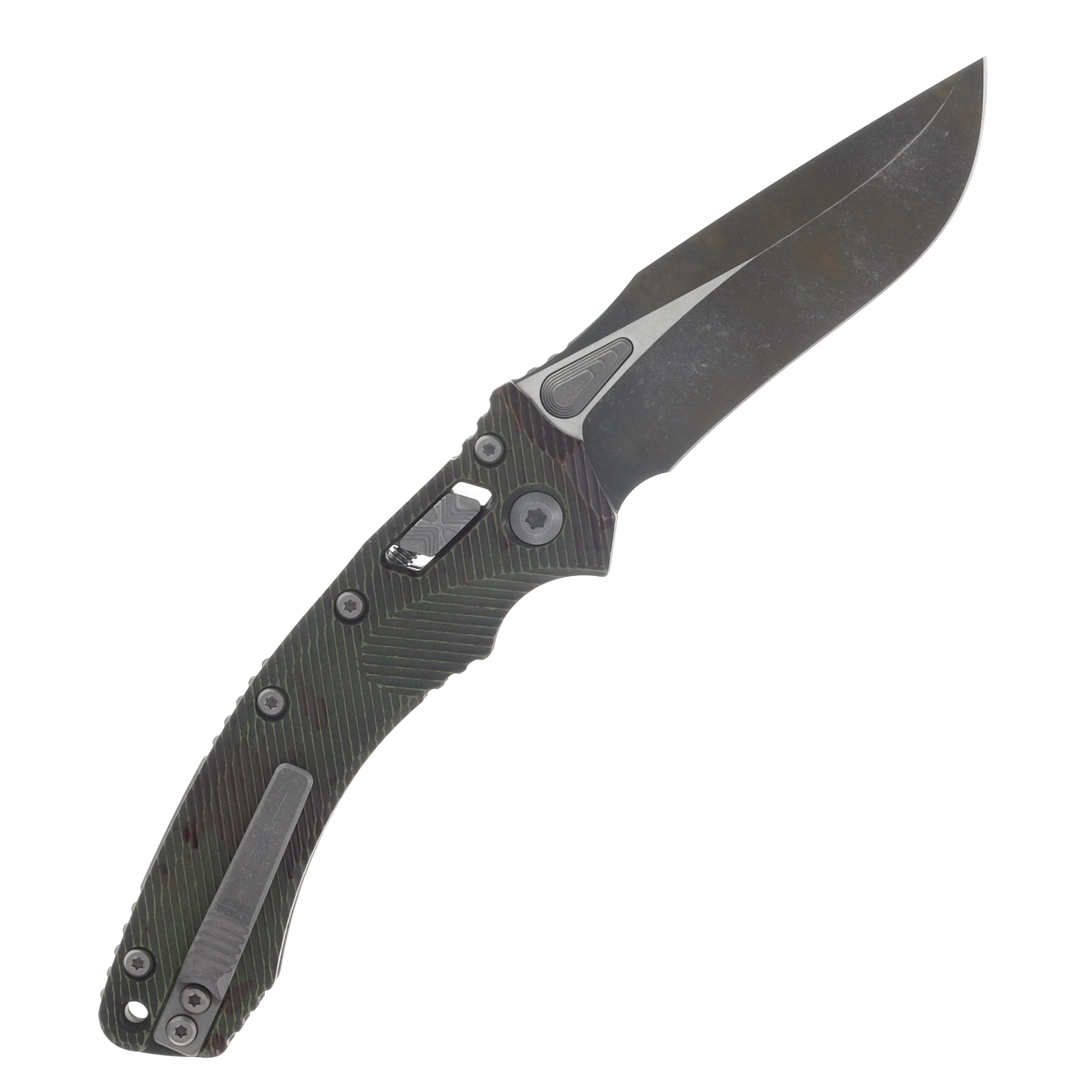 Microtech Amphibian® - RAM-LOK™  Folder S/E Outbreak® Signature Series Fluted Standard MT137RL1FLOBS View 2