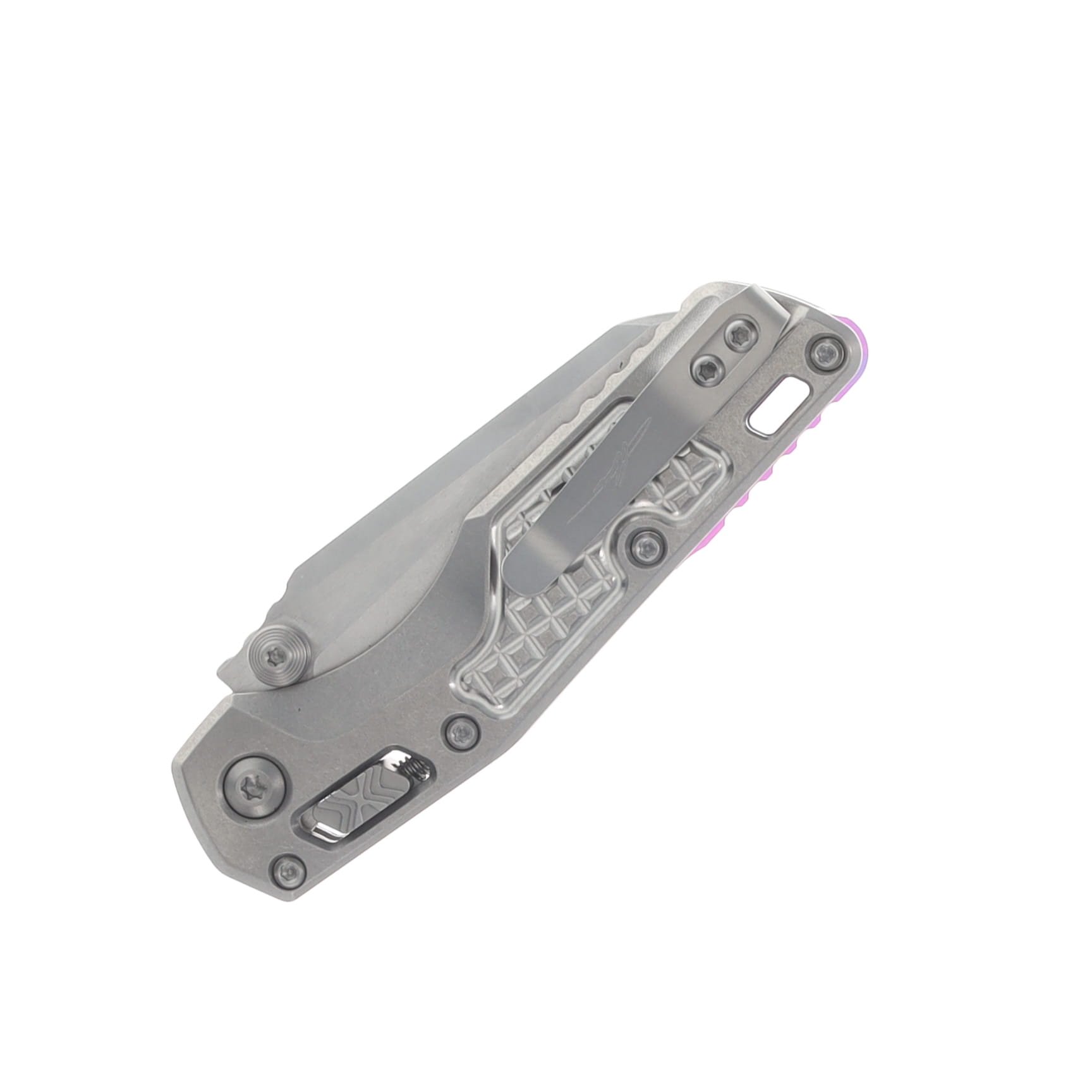 Microtech MSI Mini-Ram-Lok Partial Serrated Marfione Stonewash MT210M11FRMS4 View 5