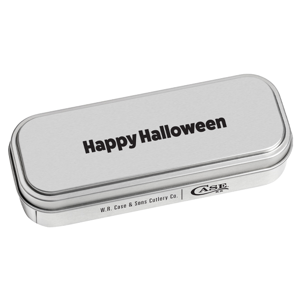 Case XX Halloween Black Synthetic Medium Texas Toothpick Folding Knife with Gift Tin CA13364 View 3
