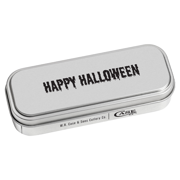 Case XX Halloween Cat Case Color Infusion White Synthetic Trapper with Gift Tin CA13365 View 3