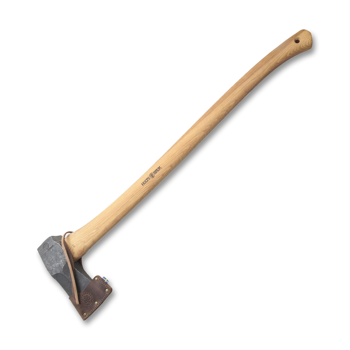 Hults Bruk Kvillinge Splitting Axe 32" Curved American Hickory Handle H840790 View 6