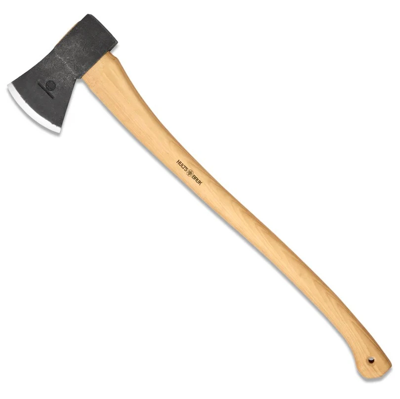 Hults Bruk Jursla Felling Axe Curved American Hickory Handle H840721 View 3
