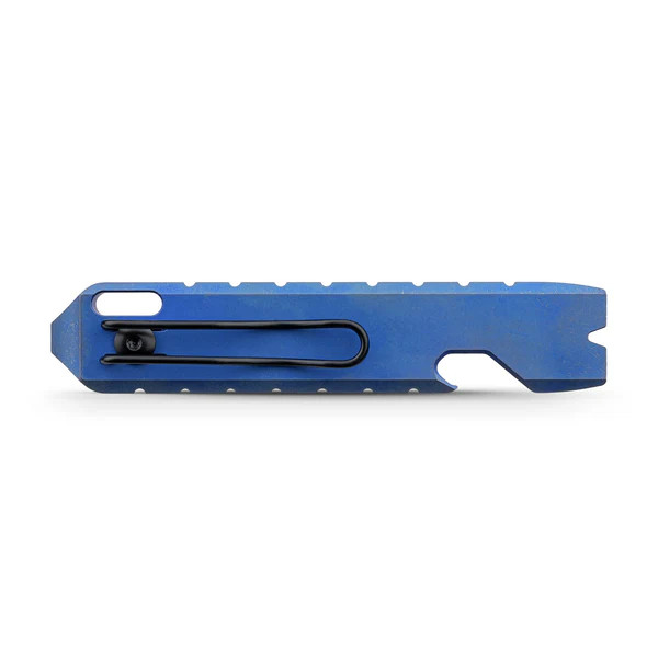 Vosteed Shark Bomb Prybar 2.0 Multitool  Titanium Distressed Blue Handle X0171 View 2