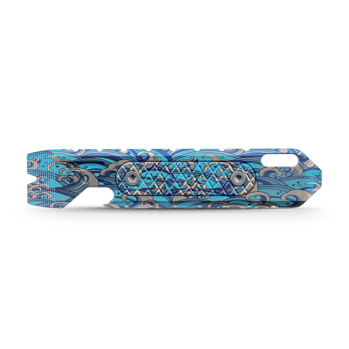 Vosteed Shark Bomb Prybar 2.0 Multitool  Titanium Seawaves Handle X0172 View 1