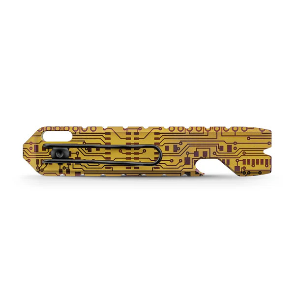 Vosteed Shark Bomb Prybar 2.0 Multitool Titanium Gloden Circuit Handle X0173 View 2