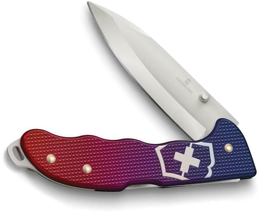 Victorinox Evoke Alox Lockback Folder Blue/Red W/Out Paracord 0.9411.D221 View 1