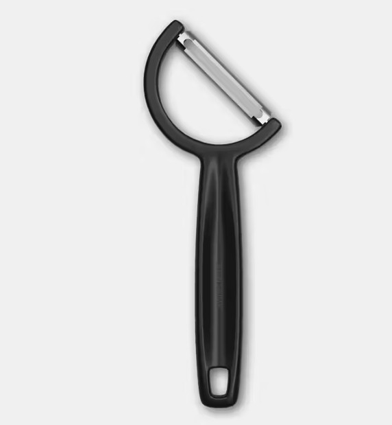 Victorinox Rho Peeler Straight Single Edge Black Handle 6.0950.3 View 2
