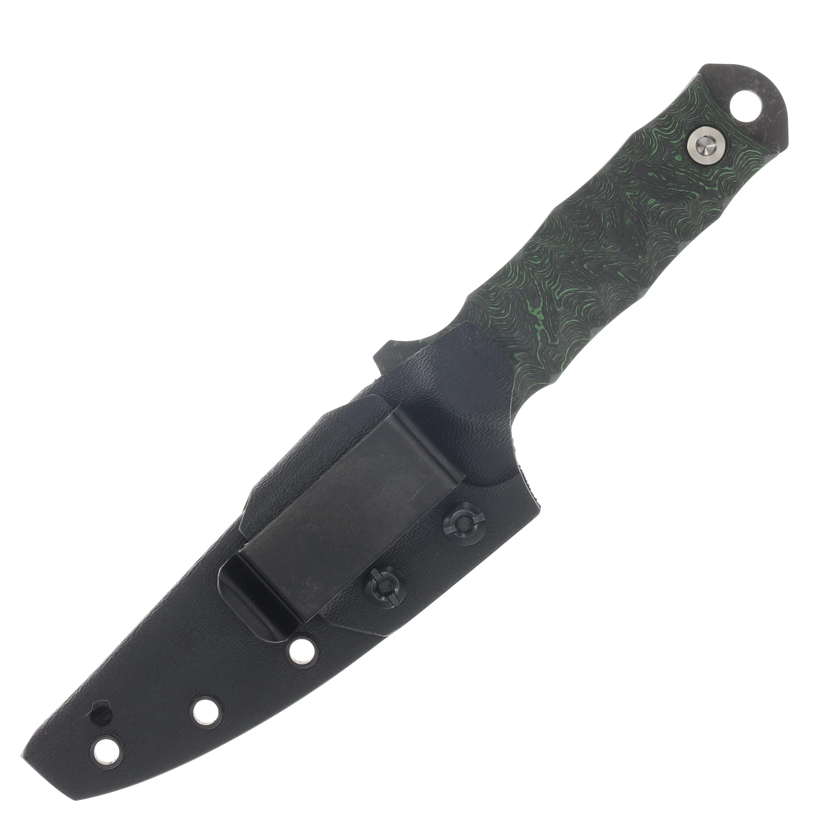 Half Face Combat Filet - Junglewear Carbon Fiber, Ti Allen Bolts, Chaos HFCFJWCF View 4